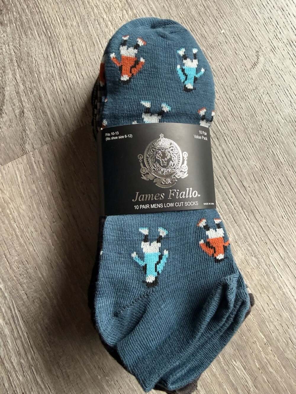 James Fiallo Men's Low Cut Socks 10-Pair Value Pack Style MN11-10